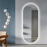 Espelho Lapidado Oval Iluminado com led frio - 50x120cm Woodglass oval led frio 50x120cm - 2