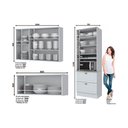 Ver imagem 3 de Cozinha Modulada Henn Americana 3 Peças (2 Armários + 1 Paneleiro) Cpt05 Branco
