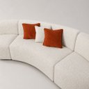 Ver imagem 5 de Sofa Curvo Virginia 3 Modulos Boucle Moscow Design Orgânico