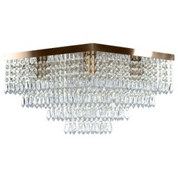 Lustre De Cristal Acrilico Dreamcrillic 40x40 Cobre - 2