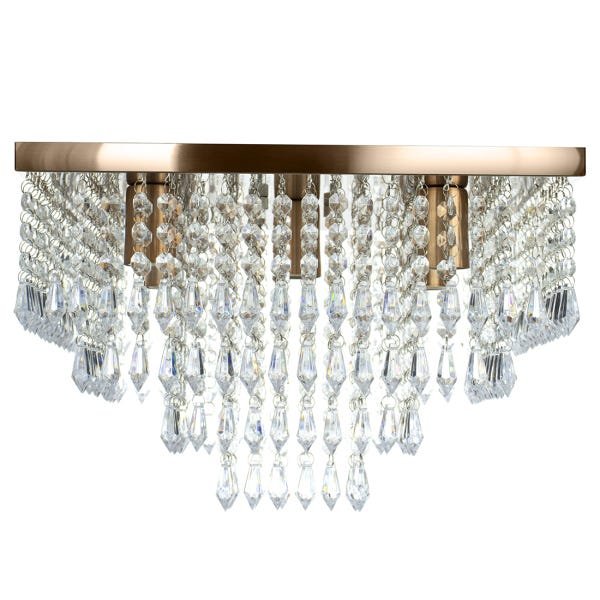 Lustre De Cristal Acrilico Dreamcrillic 40x40 Cobre - 3