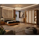 Ver imagem 1 de Dormitório Casal Reflecta LED Completo 3 Peças - Zeus Arbo