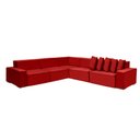Ver imagem 3 de Sofá Dubai 3.77x3.77m de Canto Retrátil - Vermelho
