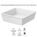 Ver imagem 3 de 4 Travessas Pequenas 230ml Tigelas Retangulares Brancas para Servir Coza Plástico