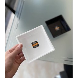 4 Travessas Pequenas 230ml Tigelas Retangulares Brancas para Servir Coza Plástico - 2