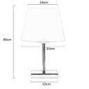 Ver imagem 3 de Abajur Eros Dome Branco com Base Quadrada Magnifico