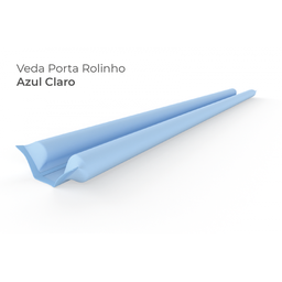 Protetor Veda Porta Impermeavel Rolinho contra Inseto 80cm:azul Claro/80cm - 1
