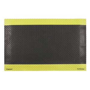 Tapete Antifadiga Industrial 80cm x 1,20m Preto Kapazi