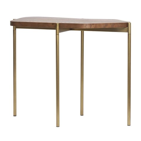Mesa de Apoio Decorativa em Mdf e Metal 50,5cm 21281 Mart