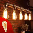 Ver imagem 5 de Lâmpada de Filamento Led St64 4w Ambar 2200k Bivolt