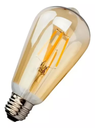 Ver imagem 2 de Lâmpada de Filamento Led St64 4w Ambar 2200k Bivolt