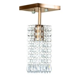 Lustre Clearcrillic Cristal Acrílico Quadrado Cobre - 2