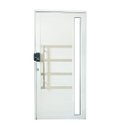 Ver imagem 2 de Porta Pivotante de Alumínio Branco 2,10 x 1,20 com Pux. Friso e Visor com Fechadura Digital Linha 30
