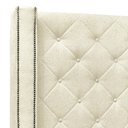 Ver imagem 5 de Cabeceira Casal Cama Box 140cm Louise S06 Linho Pérola - Mpozenato