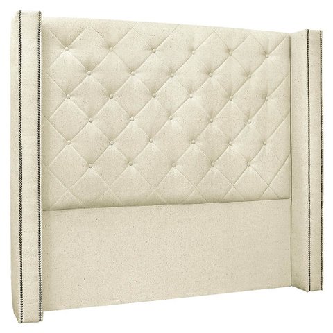 Cabeceira Casal Cama Box 140cm Louise S06 Linho Pérola - Mpozenato