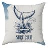 Kit 3 Capas Almofadas Decorativas Praia Surf 45x45 Id Decor - 4