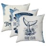 Kit 3 Capas Almofadas Decorativas Praia Surf 45x45 Id Decor - 1