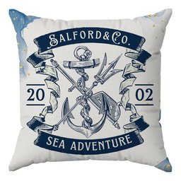 Kit 3 Capas Almofadas Decorativas Praia Surf 45x45 Id Decor - 2