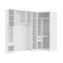 Ver imagem 2 de Quarto Modulado Adapt 7 Portas 3 Gavetas MDP Branco Kappesberg
