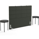 Ver imagem 7 de Cabeceira Cama Box Casal 140 cm Roma W01 Linho Verde Musgo - Lyam Lyam Decor