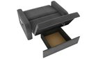 Ver imagem 4 de Sofá Cama Daiane 2 Lugares com Baú Suede Cinza Matrix