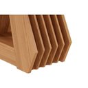 Ver imagem 6 de Mesa de Sala Jantar Ágata C/ Tampo Madeirado C/ Vidro 130x80cm Cinamomo/off White - Cimol