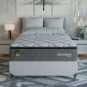 Ver imagem 6 de Cama Box Casal + Colchão Comfort Class Pillow Top 138x188 Cinza/suede Branco
