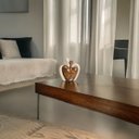 Ver imagem 7 de Escultura de Mesa Bege e Marrom para Decoração de Sala Romance Petra