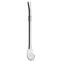 Bomba de Chimarrão com Anel Superior 19cm Bojo Pera Ferro Taumer Tereres - 1