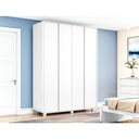 Ver imagem 3 de Guarda Roupa Lopas Loop 4 Portas 3 Gavetas