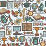 Papel De Parede Educação Escolar Escola Autocolante - 1