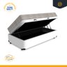 Cama Box Baú Solteiro Branca + Colchão Molas Ensacadas Ortobom Airtech Springpocket - 2
