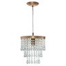Lustre Pendente De Cristal Acrílico Manucrillic Cobre - 2