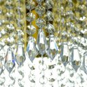 Ver imagem 3 de Lustre Pendente De Cristal Acrílico Manucrillic Dourado