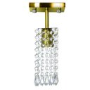 Ver imagem 3 de Lustre Clearcrillic Cristal Acrílico Quadrado Dourado Gold