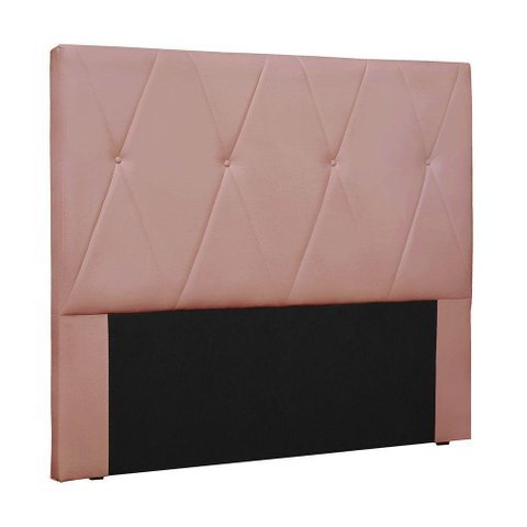 Cabeceira Para Cama Box Queen Aquilla 160Cm Veludo Rosa