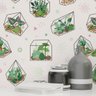 Papel de Parede Adesivo Geométrico Plantas Jovem N018119 - 1