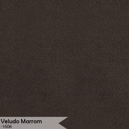 Kit 6 Cadeiras de Jantar Estofada Lille Base Bronze Veludo Marrom - Montanaris Decor - 7