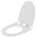 Ver imagem 2 de Assento Sanitário Poliester Soft Close Studio Cinza Platina (Cinza Claro) para vaso Incepa