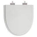 Ver imagem 1 de Assento Sanitário Poliester Soft Close Studio Cinza Platina (Cinza Claro) para vaso Incepa