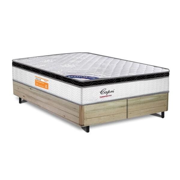 Cama Box Queen R Stica Colch O Molas Ensacadas Lucas Home Capri X X Cm Madeiramadeira