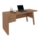 Ver imagem 2 de Mesa Escritório 2 Gavetas Me4122 Amendoa - Tecnomobili