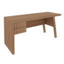 Ver imagem 1 de Mesa Escritório 2 Gavetas Me4122 Amendoa - Tecnomobili
