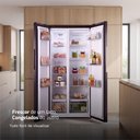 Ver mais imagens de Geladeira Side By Side Frost Free 564 L Hq Inverter Airflow Cooling Black Inox Hq-564SBSFFS