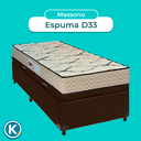 Ver imagem 4 de Cama Box Bau Blindado Solteiro + Colchão D33 Maxsono Paropas