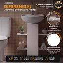 Ver imagem 3 de Gabinete Organizador para Banheiro Fitting com Nichos Branco