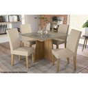 Ver imagem 6 de Base Mesa de Jantar Lótus Ba25 Madeirado S/tampo Nogueira - Kappesberg