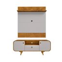 Ver imagem 1 de Jogo Painel e Rack Lapa Naturalle Off White