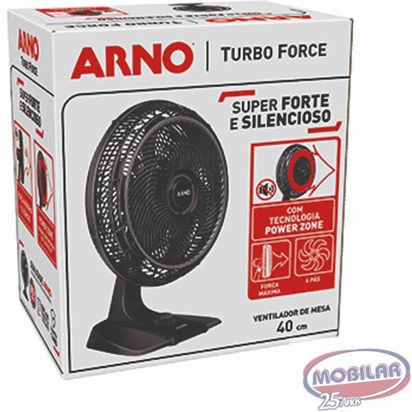 Ventilador Arno 40cm 6 Pás +Silencio+Forte vf42 - 127V - 4