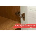 Ver imagem 6 de Buffet de Sala Jantar Vértice C/ 2 Portas Frisadas Cinamomo/off White - Genialflex